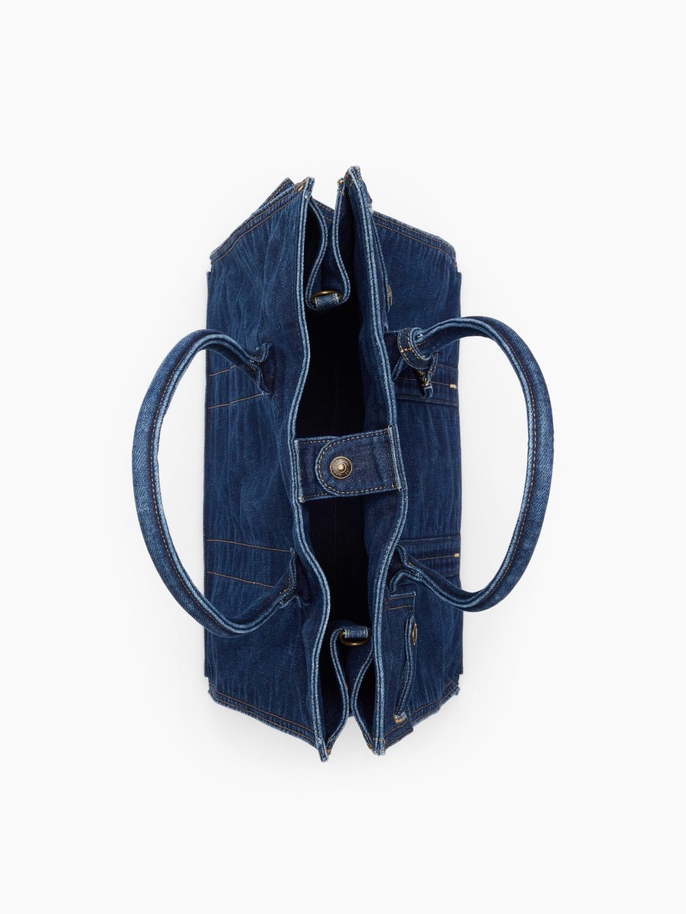 Gap large denim five pocket tote- dark wash (NWT) - Picture 6 of 13
